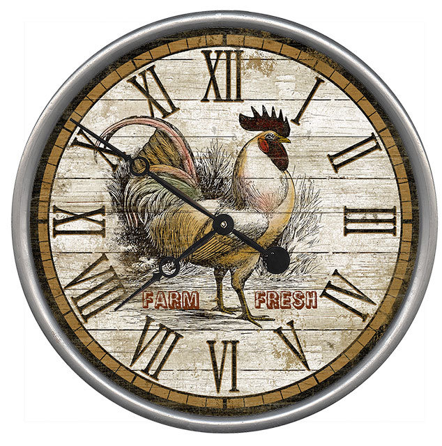 Cheerful Rooster Wall Clocks Help You Rise And Shine
